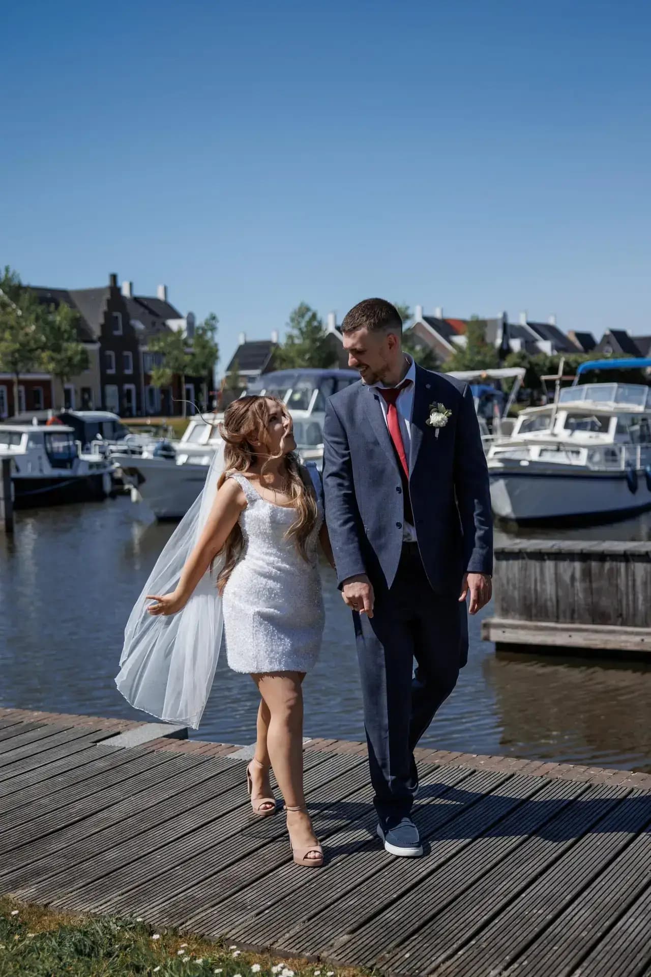 Trouwfotografie bij Blauwestad, Friesland